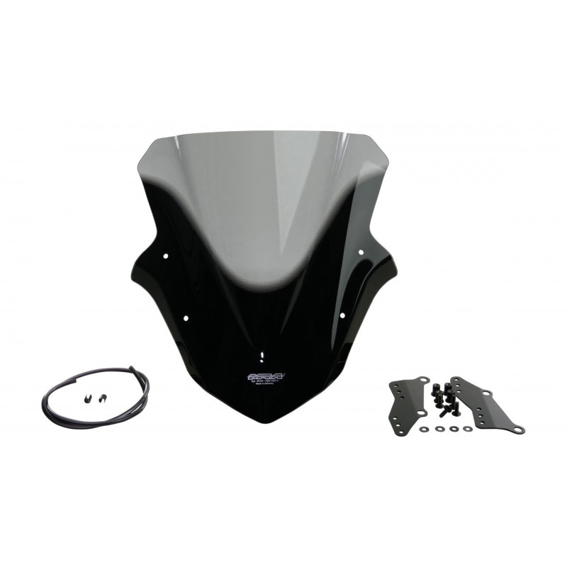 Szyba motocyklowa MRA DUCATI HYPERSTRADA 821 / 939 B2 2013-, forma R, przyciemniana