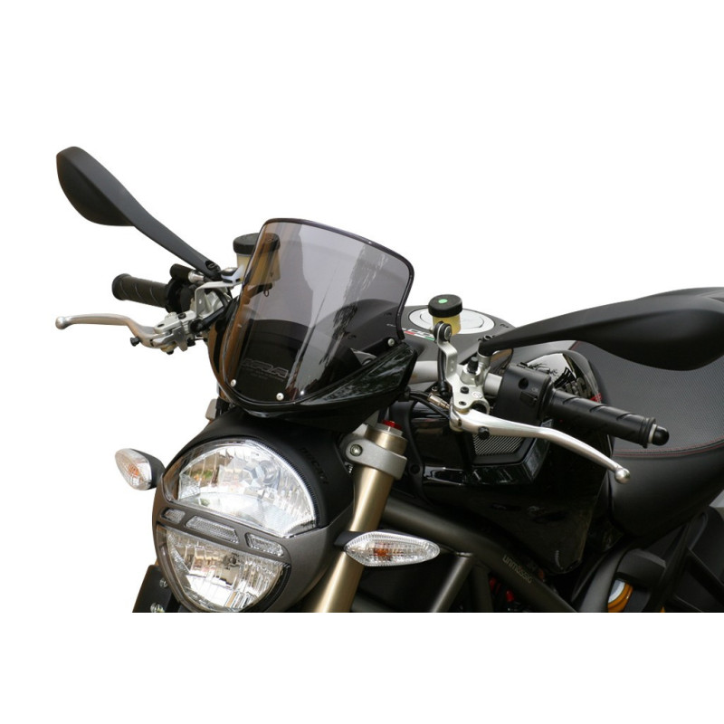 Szyba motocyklowa MRA DUCATI MONSTER 1100 /EVO M5 -, forma T, czarna