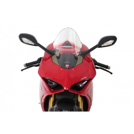 Szyba motocyklowa MRA DUCATI PANIGALE V2 2020-2024, forma R, bezbarwna