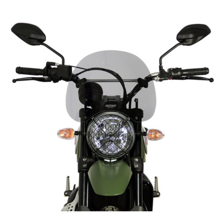 Szyba motocyklowa MRA DUCATI SCRAMBLER 800 K1 -2018, forma NT, czarna