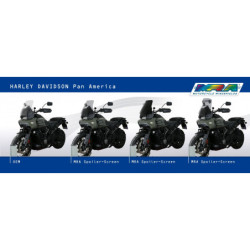Szyba motocyklowa MRA HARLEY-DAVIDSON PAN AMERICA 1250 SPECIAL RA1 -, forma SN, czarna