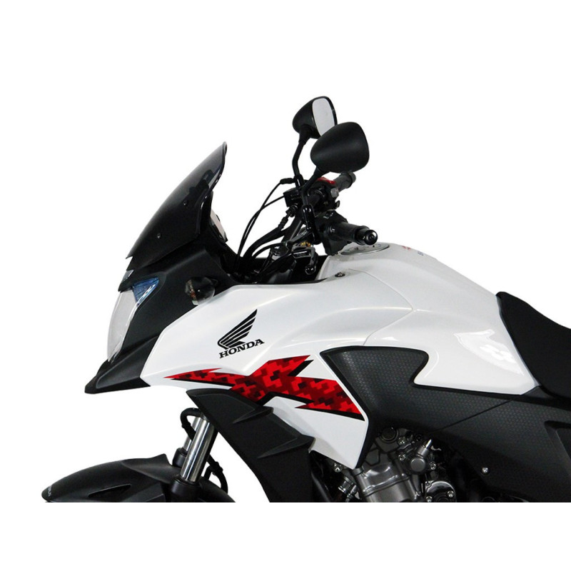 Szyba motocyklowa MRA HONDA CB 500 X PC 46 2013-2015, forma O, przyciemniana
