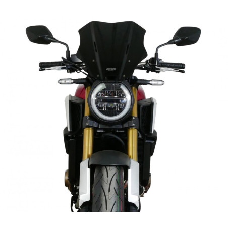 Szyba motocyklowa MRA HONDA CB 650 R 2019-2023, forma NTN, czarna