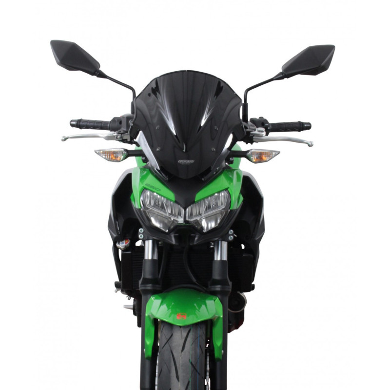 Szyba motocyklowa MRA KAWASAKI Z 650 2020-, forma NRN, czarna