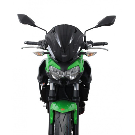 Szyba motocyklowa MRA KAWASAKI Z 650 2020-, forma NRN, czarna