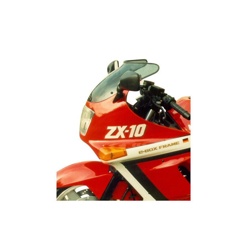 Szyba motocyklowa MRA KAWASAKI ZX 10 ZXT00B -2003, forma S, czarna