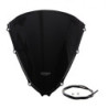 Szyba motocyklowa MRA KAWASAKI ZZR 1400 ZXT40A/ZXT40C/ZXT40E/ZX14 2006-, forma O, czarna