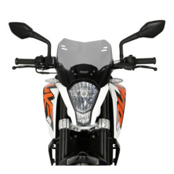 Szyba motocyklowa MRA KTM DUKE 390 -2016, forma S, bezbarwna
