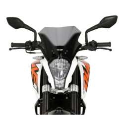 Szyba motocyklowa MRA KTM DUKE 390 -2016, forma R, bezbarwna