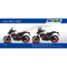 Szyba motocyklowa MRA KTM DUKE 890 R 2019-, forma NRM, czarna