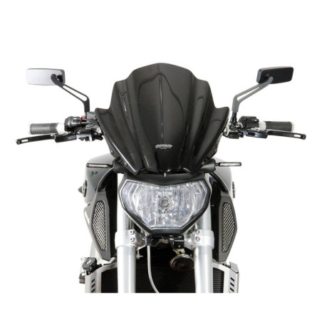 Szyba motocyklowa MRA YAMAHA MT-09 2014-2016, forma NRN, czarna