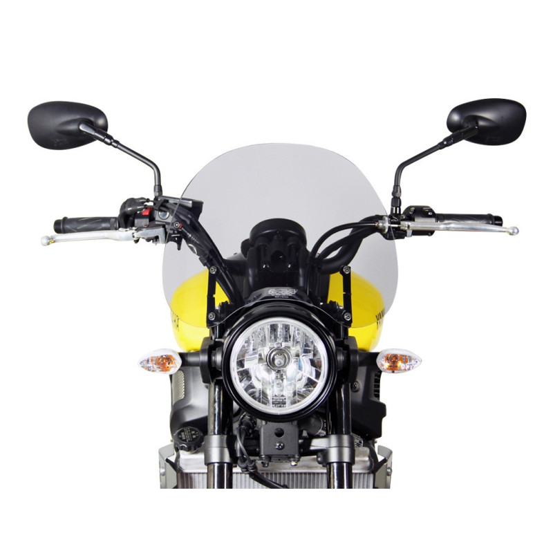 Szyba motocyklowa MRA YAMAHA XSR 700 RM11 / RM12 -2021, forma NT, czarna