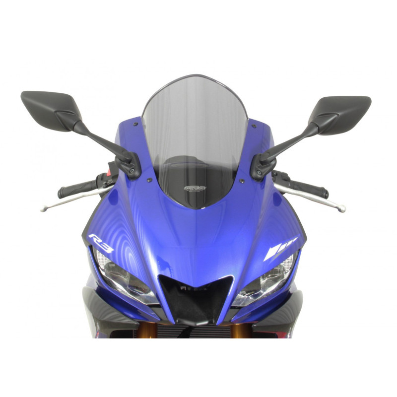 Szyba motocyklowa MRA YAMAHA YZF R 3A RH07 -2018, forma R, przyciemniana