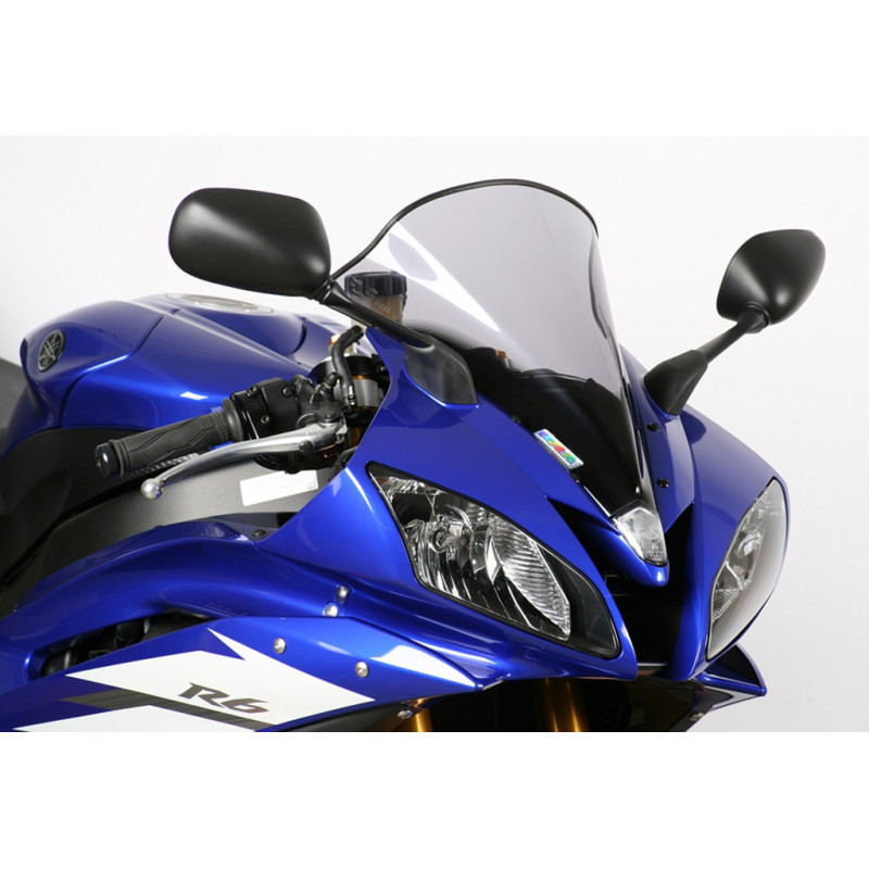 Szyba motocyklowa MRA YAMAHA YZF R 6 RJ11 2006-2007, forma R, czarna