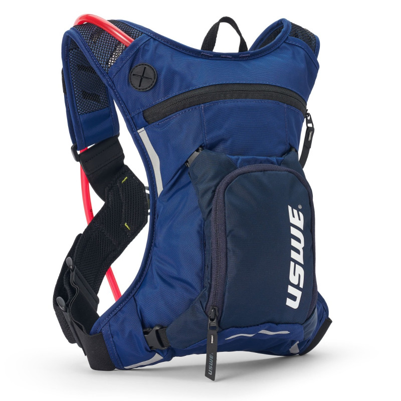 USWE CAMEL BAG MOTO HYDRO 3 FACTORY BLUE KOLOR NIEBIESKI MOTO/ROWER POJEMNOŚĆ 2L PŁYN (3L PLECAK + 2L PŁYN) ZASTĘPUJE 2033439