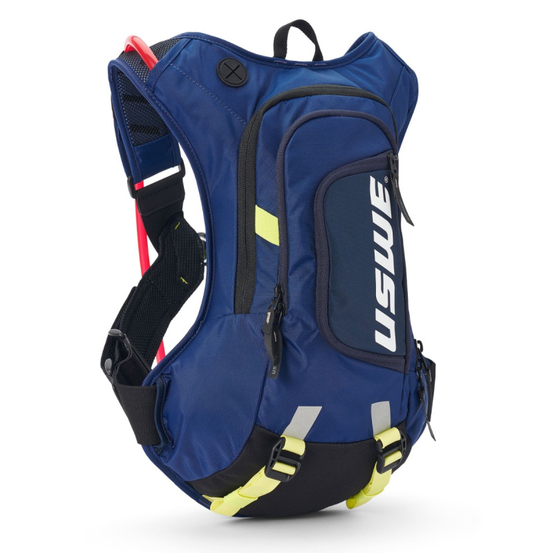 USWE CAMEL BAG MOTO HYDRO 12 FACTORY BLUE KOLOR NIEBIESKI/CZARNY/ŻÓŁTY MOTO/ROWER POJEMNOŚĆ 3 LITRY PŁYN (12 L PLECAK+3L PŁYN) Z