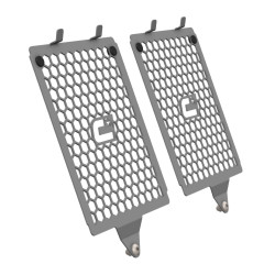 CROSSPRO WYPRZEDAŻ OSŁONY CHŁODNIC PRZEDNIE BMW R 1300 GS, R 1300 GS TRIPLE BLACK, R 1300 GS TROPHY '23-'24 KOLOR SREBRNY (STAL