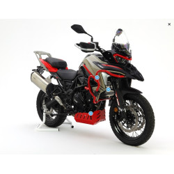 CROSSPRO PROMOCJA OSŁONA SILNIKA ALUMINIOWA BENELLI TRK 702 / 702 X '23-'24 KOLOR CZARNY (KOMPATYBILNA Z STOPKĄ CENTRALNĄ MOTOCY