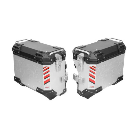 LOBOO PIKE Kufry boczne srebrne 35+35L (10.5.01351.006.21)