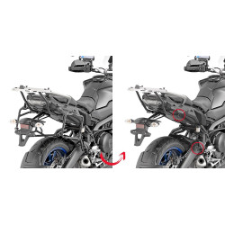 Stelaż pod kufry boczne Monokey do Yamaha MT-09 Tracer /GT [18-] - Givi PLR2139 (zgodne z Kappa KLR2139)