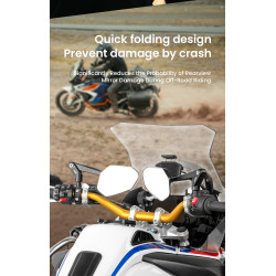 LOBOO Składane lusterka wsteczne czarne (para) (10.1.11001.011.11)