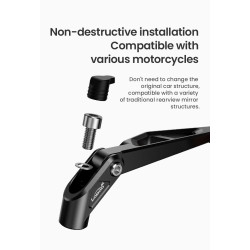 LOBOO Składane lusterka wsteczne czarne (para) (10.1.11001.011.11)