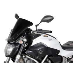 Szyba motocyklowa MRA YAMAHA MT-07 RM04 2014-2017, forma NRM, czarna