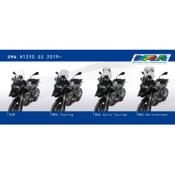 Szyba motocyklowa MRA BMW R1250GS /ADVENTURE 1G13 2019-, forma TM, przyciemniana