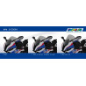 Szyba motocyklowa MRA BMW S1000 RR 2019-2022, forma R, przyciemniana
