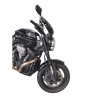 Uniwersalna szyba do motocykli bez owiewek MRA, forma VFSC, przyciemniana