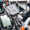 Uchwyt na telefon z amortyzacją powietrzną montowany na lusterko Outplorer P100-B