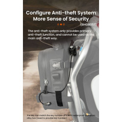 LOBOO WANDERER Wodoodporne (IPX6) torby boczne 6L (para) montowane na gmole, czarne