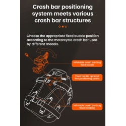 LOBOO WANDERER Wodoodporne (IPX6) torby boczne 6L (para) montowane na gmole, czarne