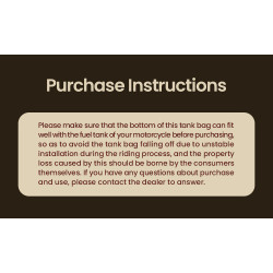 LOBOO Vintage Tank Bag magnetyczny 3,5L, retro design, czarny