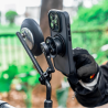 QUICK LAUNCH uchwyt na telefon z amortyzacją i ramieniem na lusterko motocyklowe Outplorer QM04