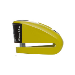 AUVRAY blokada na tarczę z alarmem B-LOCK 10 - żółta / czarna, średnica bolca 10mm (klasa S.R.A.)