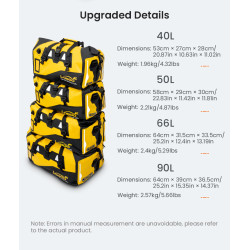 LOBOO PVC Torba żółta 50L (upgrade) (10.4.01041.001.61)