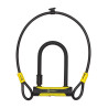 AUVRAY zapięcie U-LOCK U-ROC z linką 100cm - 180 x 245mm, średnica bolca 14mm, średnica linki 12mm