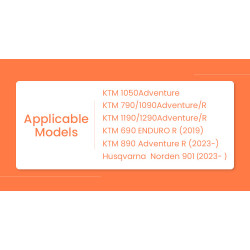 LOBOO Nakładka na stopkę boczną do KTM690, KTM790 Adventure, KTM790 Adventure R, KTM890 Adventure R, KTM1050, KTM1190, KTM1290,