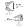 Uniwersalny zacisk do montażu uchwytu Clamp Mount (13-42mm) Outplorer CM10