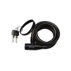 AUVRAY CITY linka spiralna z zamkiem - długość 150cm, średnica 12mm + opaska do kluczy