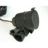 Podwójne gniazdo USB do motocykli 12-24V, do kierownicy 22 mm / 25 mm