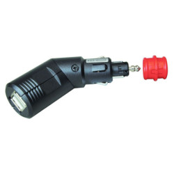 Podwójna ładowarka USB, regulowana, 12V/5V, 2 x 2,5A do gniazda zapalniczki samochodowej i motocyklowego