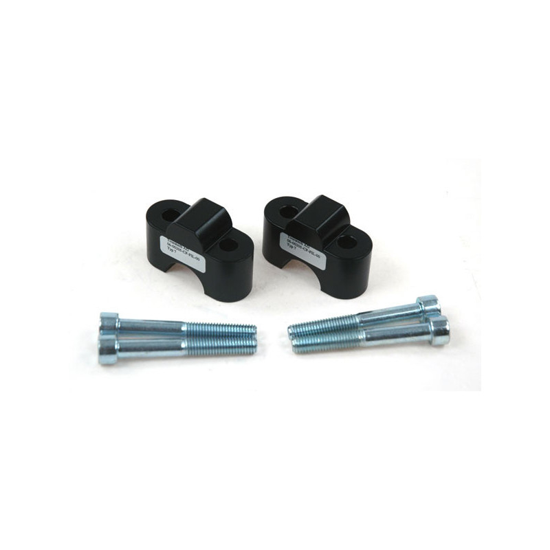 Podwyższenie kierownicy TYP 7, 25 mm, czarne, do BMW R1100GS/ R1150GS oraz Hondy Transalp/ XRV750/ Varadero