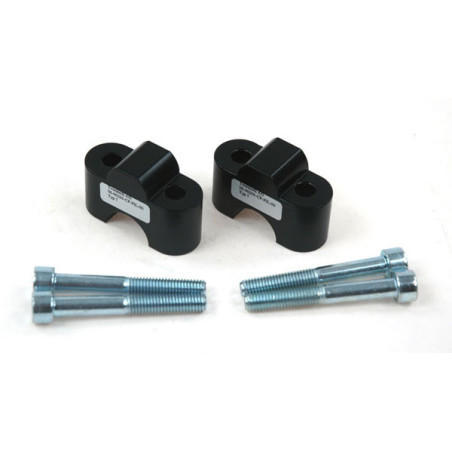 Podwyższenie kierownicy TYP 7, 25 mm, czarne, do BMW R1100GS/ R1150GS oraz Hondy Transalp/ XRV750/ Varadero