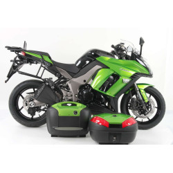 Kufry boczne Hepco & Becker Journey white (czarno-białe, 2x 42 litry)