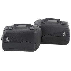 Kufry boczne Hepco & Becker Junior 30 Flash black (czarne, 2x 30 litrów)
