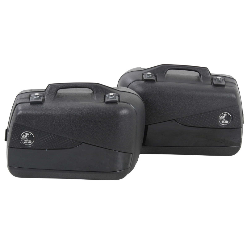 Kufry boczne Hepco & Becker Junior 30 Flash black (czarne, 2x 30 litrów)