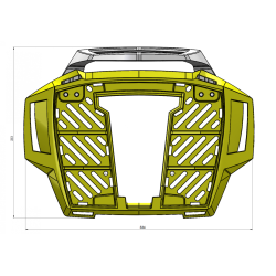 Płyta uniwersalna Hepco & Becker do stelaży innych producentów