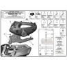 Płyta pod kufer centralny do Yamaha FJR 1300 [06-15] - Givi E228M (zgodna z Kappa K228M)